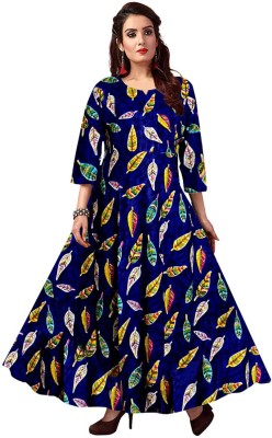 MUDRIKA Anarkali Gown(Blue)