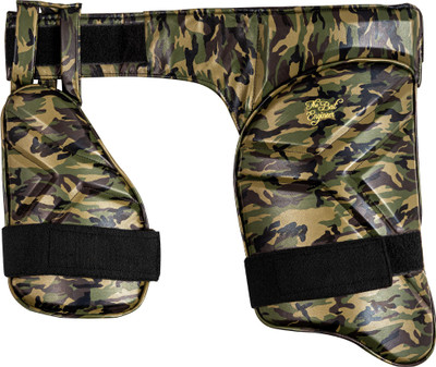 THE BAT ENGINEER CAMO DUAL Cricket Thigh Guard(Green, Black)