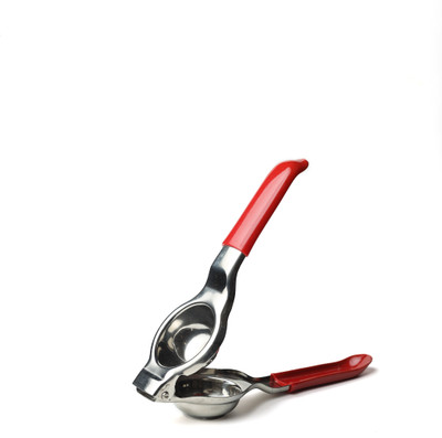 Steelish Steel Stainless Steel Lemon Squeezer with Vinyl Coated Cum Bottle Opener Hand Juicer(Red)