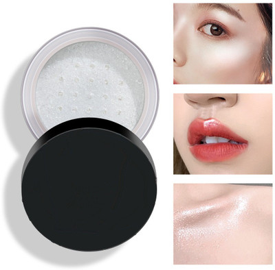 NADJA MATTE FINISH SHINE SHIMMER LOOSE FACE HIGHLIGHTER Highlighter(WHITE)