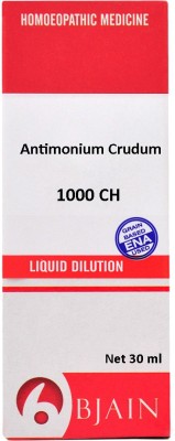 Bjain Antimonium Crudum 1000 CH Dilution(30 ml)