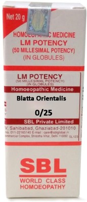 SBL Blatta Orientalis 0/25 LM Globules(20 g)