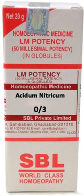 SBL Acidum Nitricum 0/3 LM Globules(20 g)