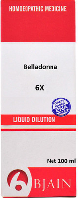 Bjain Belladonna 6X Dilution(100 ml)