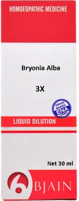 Bjain Bryonia Alba 3X Dilution(30 ml)