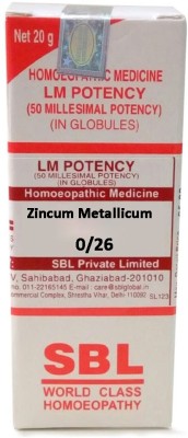 SBL Zincum Metallicum 0/26 LM Globules(20 g)