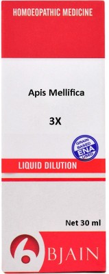 Bjain Apis Mellifica 3X Dilution(30 ml)