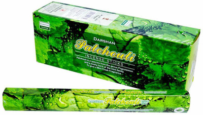 Darshan Patchouli Incense Stick Patchouli(20 Units, Set of 6)