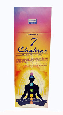 Darshan 7 Chakra Incense Stick 7 Chakra(20, Set of 6)