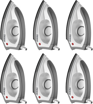 Usha EI 3302 pack of 6 1100 W Dry Iron  (White)