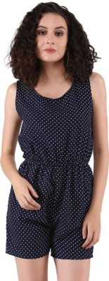 ADDICTED ATTIRE Polka Print Women Jumpsuit