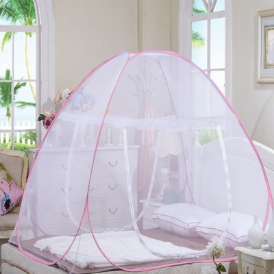 VERDIOZ Polyester Adults Washable DOUBLE BED Mosquito Net(Pink, White, Tent)
