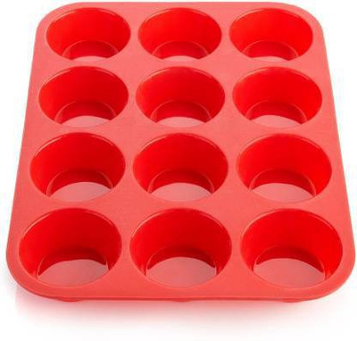 Adi Silicone Silicone Cupcake/Muffin Mould 1(Pack of 1)