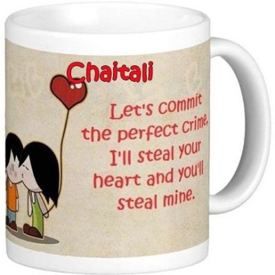 Exocticaa I Love You Chaitali Romantic Wish 94 Ceramic Coffee Mug(330 ml)