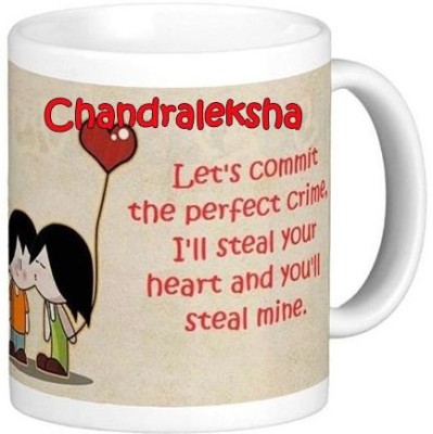 Exocticaa I Love You Chandraleksha Romantic Wish 94 Ceramic Coffee Mug(330 ml)