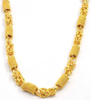MADHAV Gold-plated Plated Brass Chain