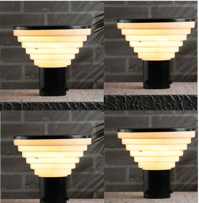 Lighthouse GL-1030 _BULBNOT_4P Gate Light Outdoor Lamp(Black, White)