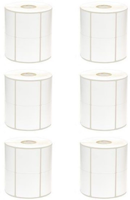 aditya labels 50 mm X 50 mm Chromo Self Adhesive Paper Label(White)