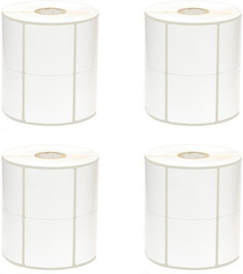 aditya labels 50 mm X 50 mm Chromo Self Adhesive Paper Label(White)