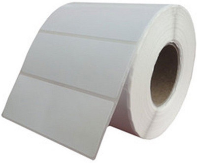 aditya labels 70 mm X 35 mm Chromo Self Adhesive Paper Label(Smooth White)