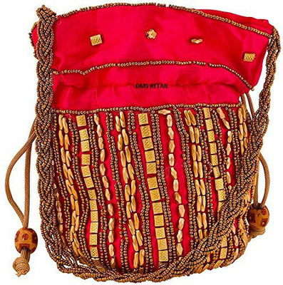 Avanti Creation Potli Bag With Attractive Beadwork Potli