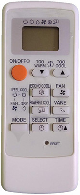 BhalTech VE- 122 AC Compatible for  AC Mitsubishi Remote Controller(White)
