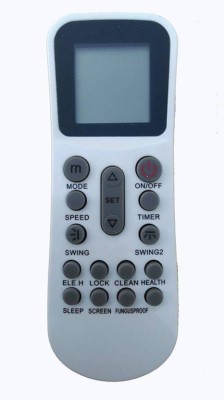 Topmarque  VC 133 Split/Window Air Conditioner Remote (Please Match The Image with Your Old Remote) GODREJ, VOLTAS, LLOYD, BLUESTAR, VIDEOCON Remote Controller(White)