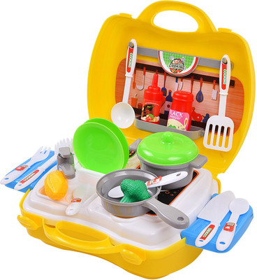 Smartcraft Ultimate Kid Chef Bring Along Kitchen Cooking Suitcase Set