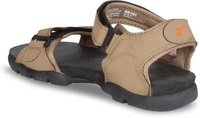 Sparx SS 101 Men Sandals(Brown, Black , 10)
