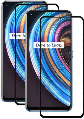 ECMERED Edge To Edge Tempered Glass for REALME X7 PRO(Pack of 2)