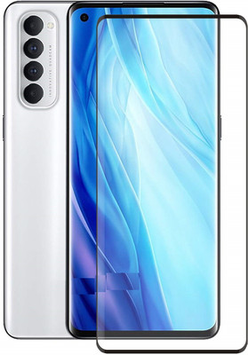 ELEF Edge To Edge Tempered Glass for Oppo Reno 4 Pro(Pack of 1)