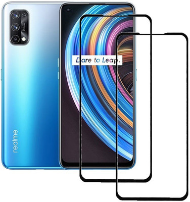 ECMERED Edge To Edge Tempered Glass for REALME X7 PRO(Pack of 2)
