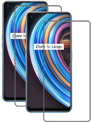 HOBBYTRONICS Tempered Glass Guard for REALME 8(Pack of 2)