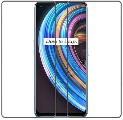 HOBBYTRONICS Tempered Glass Guard for REALME 8(Pack of 2)