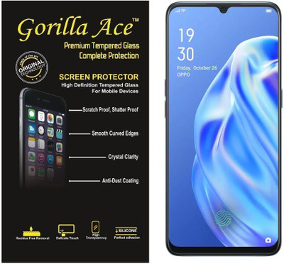 Gorilla Ace Tempered Glass Guard for Oppo F15(Pack of 1)