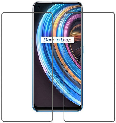 HOBBYTRONICS Tempered Glass Guard for REALME 8(Pack of 2)