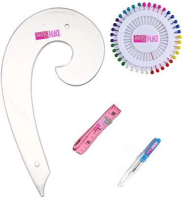 computronics Tailoring shape scale ripper ,measuring tape and knitting pin Sewing Kit
