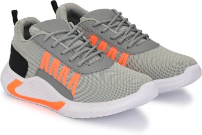 Super Looks Running shoes for boys | sports shoes for men | Latest Stylish Casual sneakers for men | Lace up lightweight grey shoes for running, walking, gym, trekking, hiking & party Running Shoes Walking Shoes For Men(Grey)