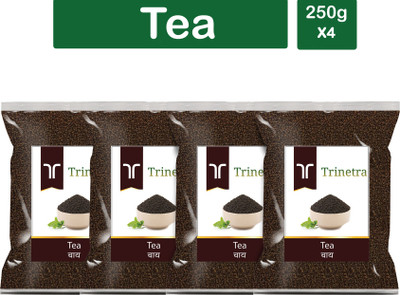 Trinetra Best Quality Chai (Tea Granules)-250gm (Pack Of 4) Tea Pouch(4 x 250 g)
