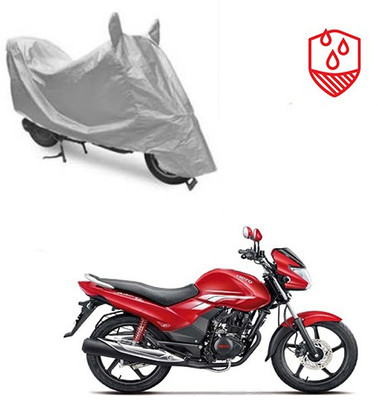 Atulit enterprises Waterproof Two Wheeler Cover for Hero(Achiever, Silver)