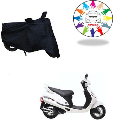 APNEK Waterproof Two Wheeler Cover for Yamaha(Libero, Black)