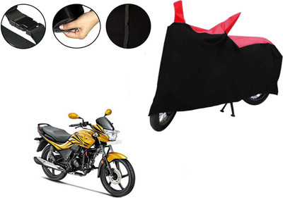 VTF Two Wheeler Cover for Hero(Passion Xpro, Black, Red)