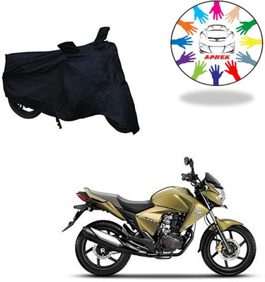 APNEK Waterproof Two Wheeler Cover for TVS(Flame DS 125, Black)