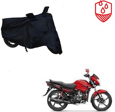 Atulit enterprises Waterproof Two Wheeler Cover for Hero(Glamour FI, Black)