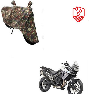 Atulit enterprises Waterproof Two Wheeler Cover for Triumph(Tiger 800 XR, Multicolor)
