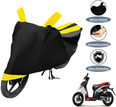 Auto Hub Two Wheeler Cover for Honda(Black, Yellow)