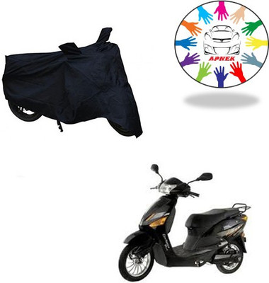 APNEK Waterproof Two Wheeler Cover for Bajaj(Discover 150 f, Black)