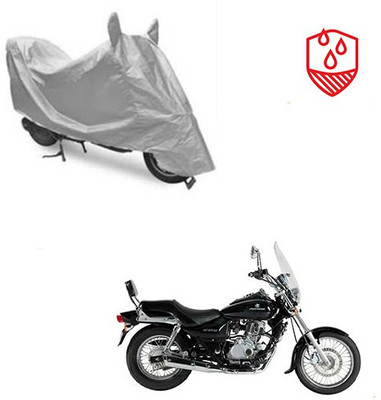 Atulit enterprises Waterproof Two Wheeler Cover for Bajaj(Avenger 220 DTS-i, Silver)