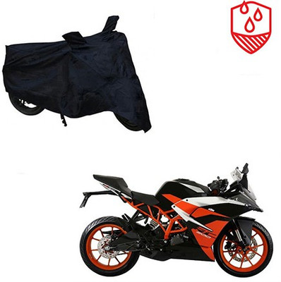 Atulit enterprises Waterproof Two Wheeler Cover for KTM(RC 200, Black)