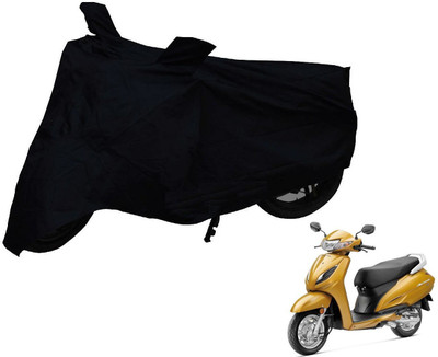 Auto Hub Two Wheeler Cover for Honda(Activa 6G, Black)